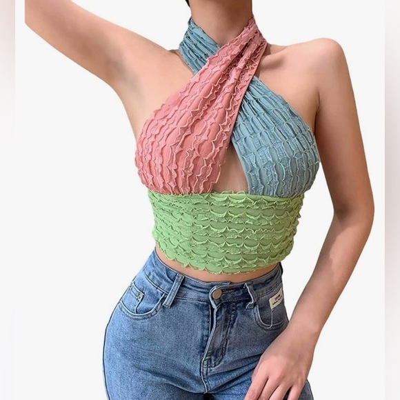 Boutique Halter Top - Picture 2 of 2